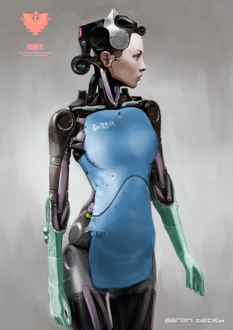 Illustration for article titled The Insane Sex Robots We Never Saw in Elysium